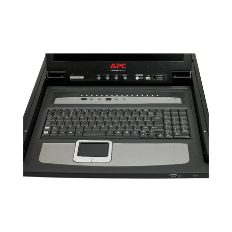 APC 17" Rack LCD Console with Integrated 16 Port Analog KVM Switch — Being Shipped