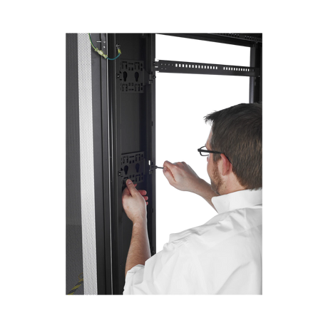 APC NetShelter SV 42U 600mm Wide x 1200mm Deep Enclosure with Sides Black — Being Shipped