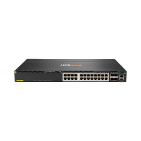 Aruba Networking CX 6300M 24-port HPE Smart Rate 1/2.5/5GbE Class 6 PoE and 4-port SFP56 Switch — Being Shipped