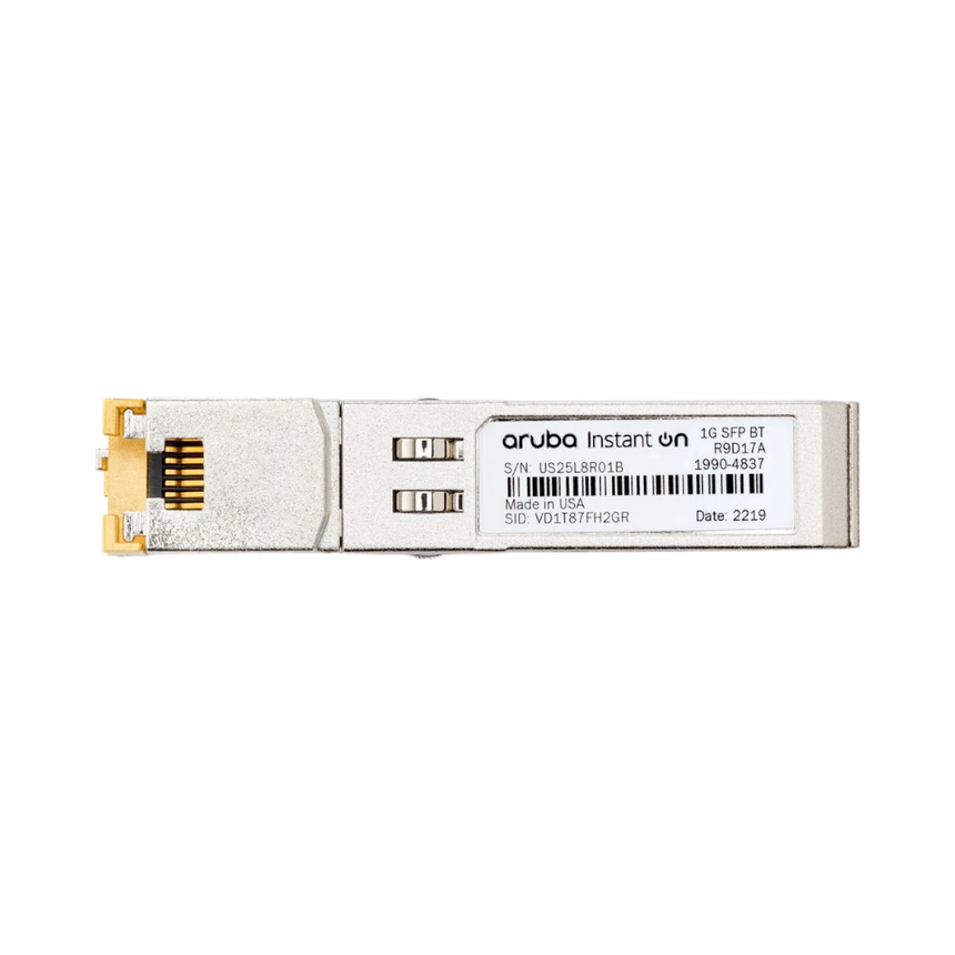 Aruba Networking Instant On SFP to RJ45 Gigabit Transceiver — Being Shipped