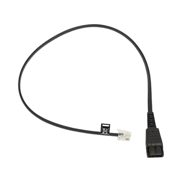 Jabra Link 180 Quick Disconnect (QD) Straight Bottom Cord — Being Shipped