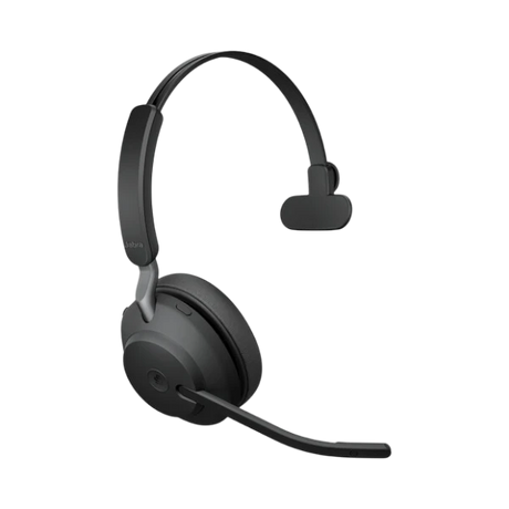 Jabra Evolve2 65 Mono Wireless On-Ear Headset (Unified Communication, USB Type-C, Black) — Being Shipped