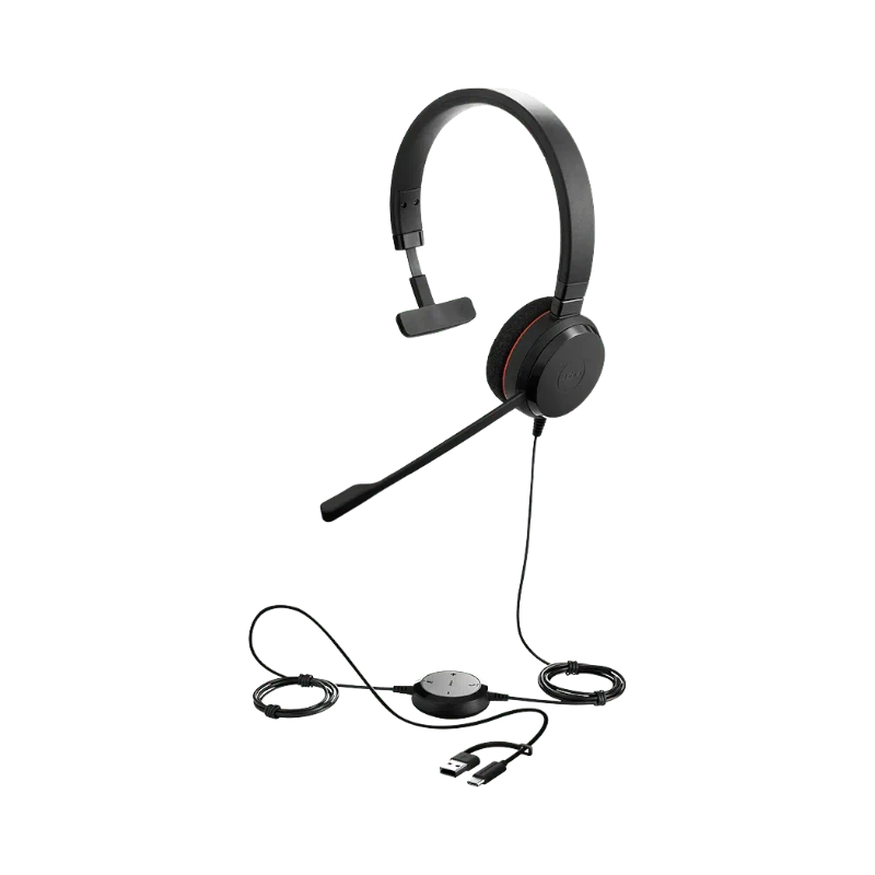 Jabra EVOLVE 20 Microsoft Teams Mono Headset (Leatherette) — Being Shipped