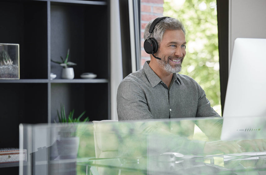 Jabra Evolve2 75 MS Wireless Noise-Canceling Headset (Black) — Being Shipped