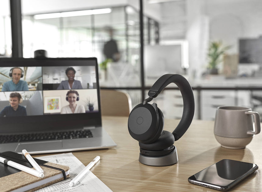 Jabra Evolve2 75 MS Wireless Noise-Canceling Headset (Black) — Being Shipped