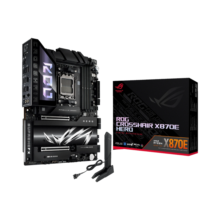 ASUS ROG Crosshair X870E Hero AM5 ATX Motherboard — Being Shipped