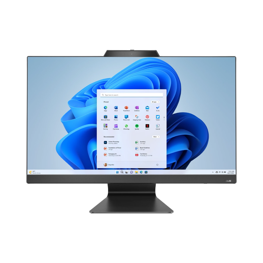 ASUS M3702WFA 27" All-In-One Computer, AMD Ryzen 5 7520U, 8GB RAM, 1TB SSD — Being Shipped