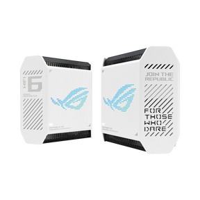 ASUS ROG Rapture GT6 AX10000 Wireless Tri-Band Gigabit Mesh Wi-Fi System (2-Pack, Moonlight White) — Being Shipped