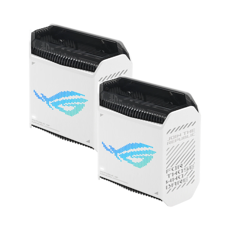 ASUS ROG Rapture GT6 AX10000 Wireless Tri-Band Gigabit Mesh Wi-Fi System (2-Pack, Moonlight White) — Being Shipped