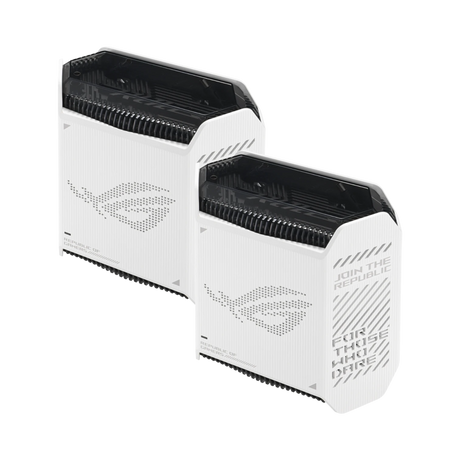 ASUS ROG Rapture GT6 AX10000 Wireless Tri-Band Gigabit Mesh Wi-Fi System (2-Pack, Moonlight White) — Being Shipped