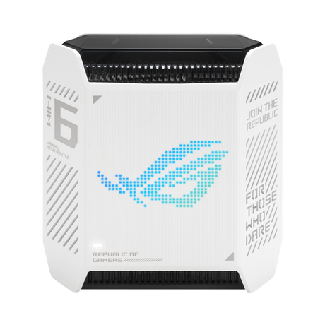 ASUS ROG Rapture GT6 AX10000 Wireless Tri-Band Gigabit Mesh Wi-Fi System (2-Pack, Moonlight White) — Being Shipped