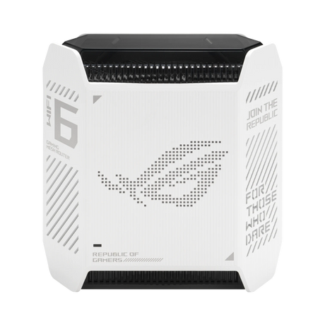 ASUS ROG Rapture GT6 AX10000 Wireless Tri-Band Gigabit Mesh Wi-Fi System (2-Pack, Moonlight White) — Being Shipped