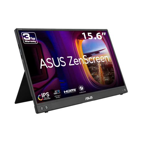 ASUS MB16AHV ZenScreen 15.6" 16:9 60Hz FHD IPS Portable Monitor — Being Shipped