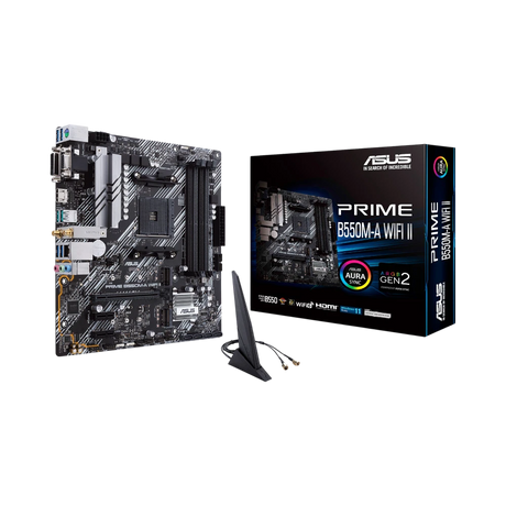 ASUS PRIME B550M-A WIFI II Micro-ATX DDR4 Motherboard — Being Shipped