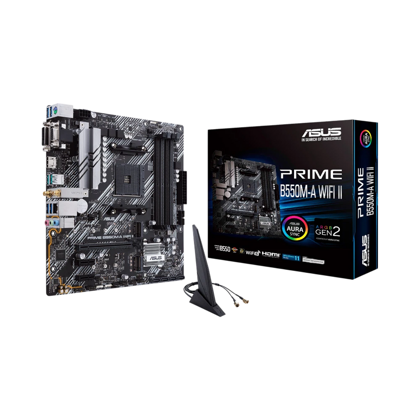 ASUS PRIME B550M-A WIFI II Micro-ATX DDR4 Motherboard — Being Shipped
