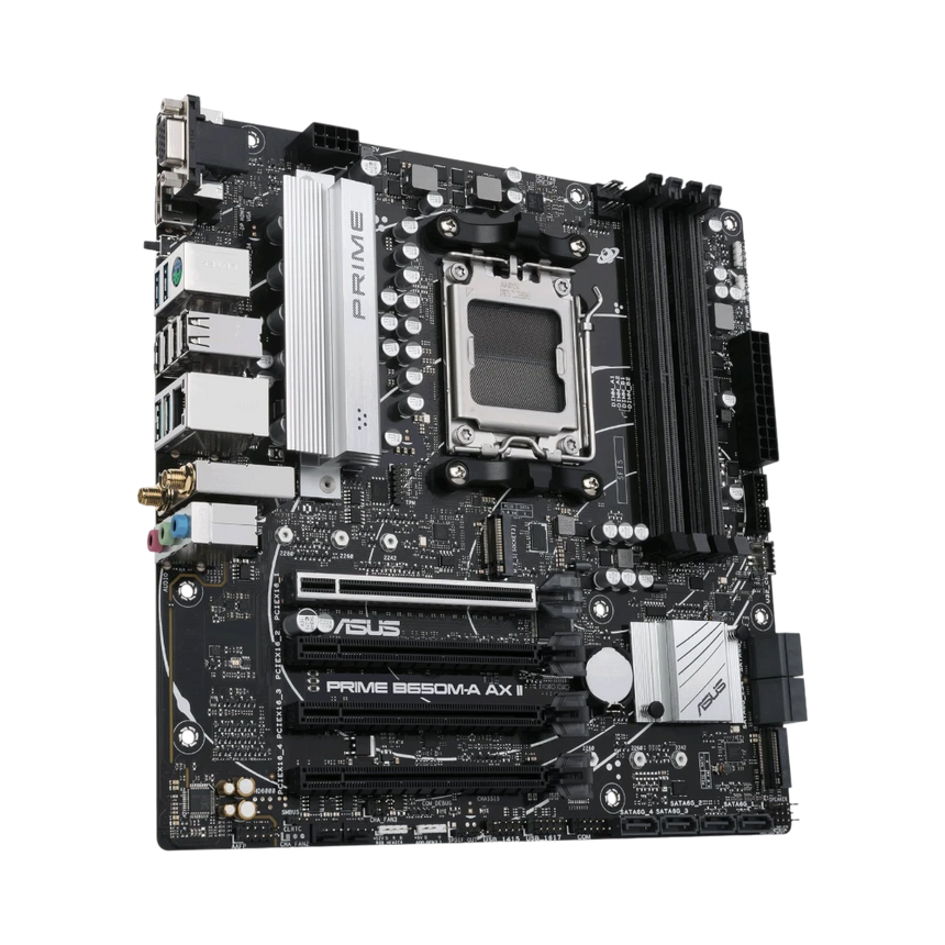 ASUS PRIME B650M-A AX II AM5 Micro-ATX Motherboard — Being Shipped