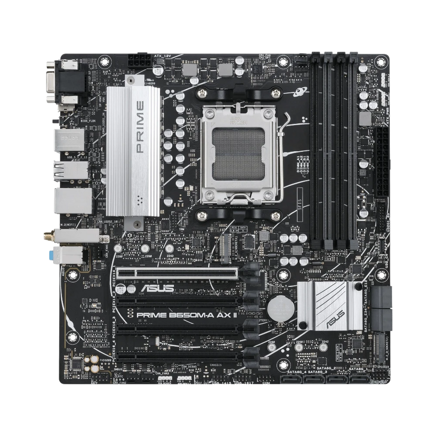 ASUS PRIME B650M-A AX II AM5 Micro-ATX Motherboard — Being Shipped