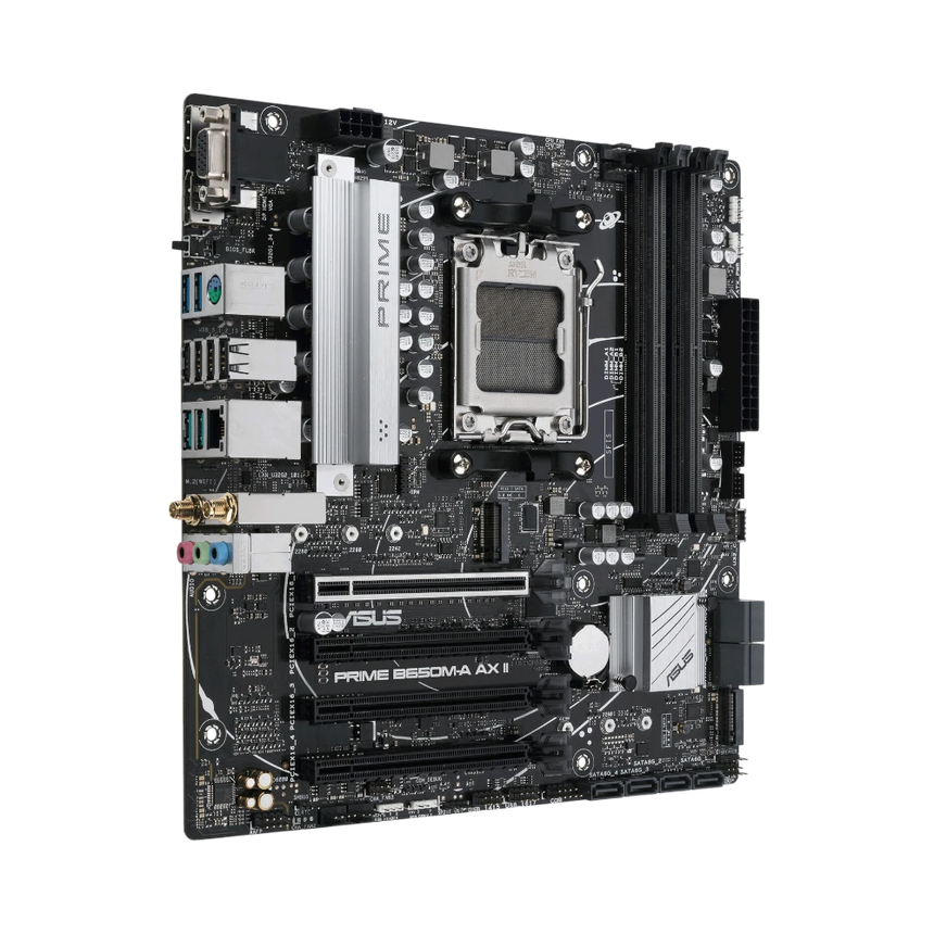 ASUS PRIME B650M-A AX II AM5 Micro-ATX Motherboard — Being Shipped