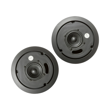 JBL Control 12C/T Professional Series 3" 40W Passive Ceiling Loudspeaker (Pair, Black) — Being Shipped