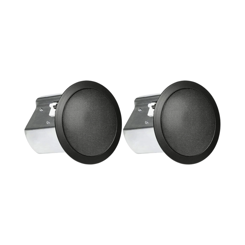 JBL 2-Way 8" Coaxial Ceiling Loudspeaker (Pair, Black) — Being Shipped