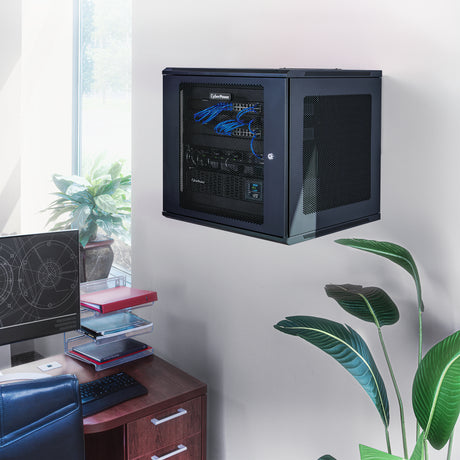 CyberPower Carbon Series Wall Mount Rack Enclosure (12 RU) — Being Shipped