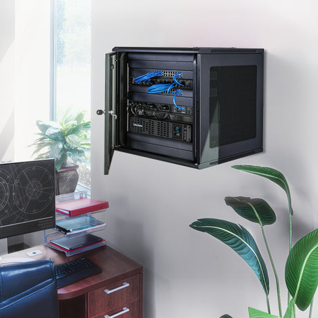 CyberPower Carbon Series Wall Mount Rack Enclosure (12 RU) — Being Shipped