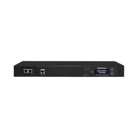 CyberPower Switched ATS PDU(20A)16A 200-240V/50-60HZ/2x NEMA L6-20P Plugs/10 IEC-320R(8-C13/2-C19)1 RU/10'Cord — Being Shipped
