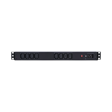 CyberPower PDU (20A)16A/208-230/50/60Hz/IEC-320 C20 Plug,8-Out IEC-320 C13(Rear)/ Rackmount 1U,10' Cord — Being Shipped