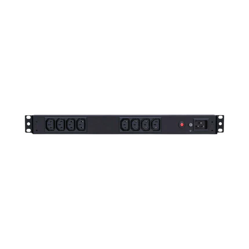 CyberPower PDU (20A)16A/208-230/50/60Hz/IEC-320 C20 Plug,8-Out IEC-320 C13(Rear)/ Rackmount 1U,10' Cord — Being Shipped