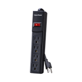 CyberPower CSB404 4-Outlet Essential Series Surge Protector (Black) — Being Shipped