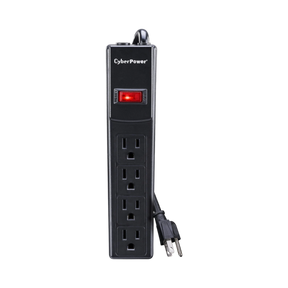 CyberPower CSB404 4-Outlet Essential Series Surge Protector (Black) — Being Shipped