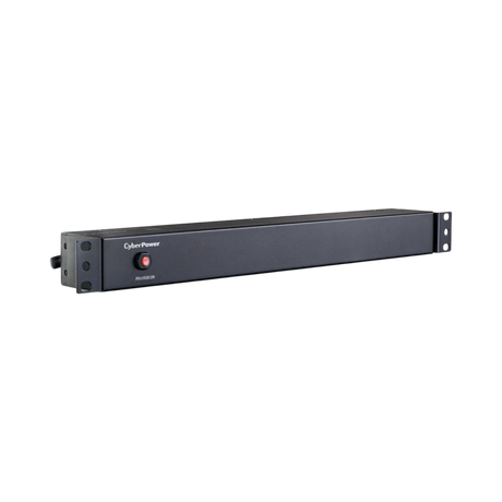 CyberPower PDU15B12R Basic PDU, 100-125V, 15A (Derated to 12A), 12 Outlets, 1U Rackmount — Being Shipped