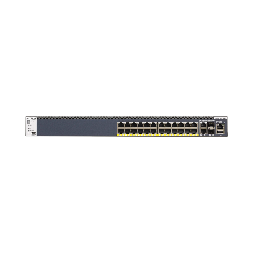 NETGEAR M4300-28G-PoE+ 26-Port 1G/10G PoE+ Compliant Managed Network Switch with SFP+ (480W) — Being Shipped