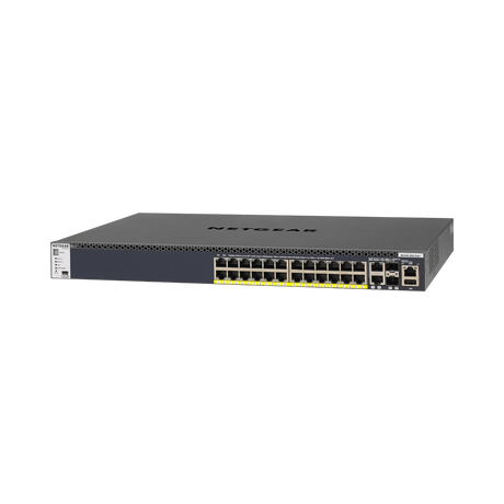 NETGEAR M4300-28G-PoE+ 26-Port 1G/10G PoE+ Compliant Managed Network Switch with SFP+ (480W) — Being Shipped