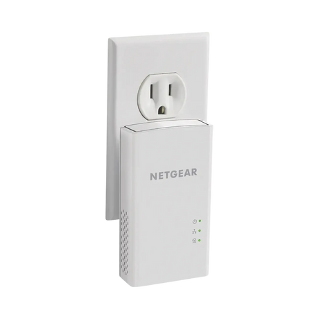 NETGEAR Powerline adapter Kit, 1200 Mbps Wall-plug, 1.2 Gigabit Ethernet Ports — Being Shipped
