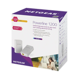 NETGEAR Powerline adapter Kit, 1200 Mbps Wall-plug, 1.2 Gigabit Ethernet Ports — Being Shipped