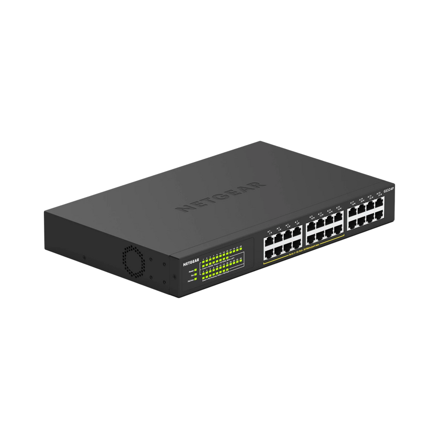NETGEAR GS324P 24-Port Gigabit PoE+ Compliant Unmanaged Switch — Being Shipped
