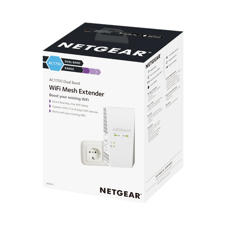 NETGEAR EX6250 AC1750 Dual-Band Wi-Fi Mesh Extender — Being Shipped