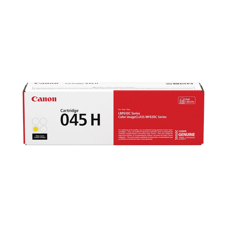Canon 045 Yellow High Capacity Toner Cartridge — Being Shipped