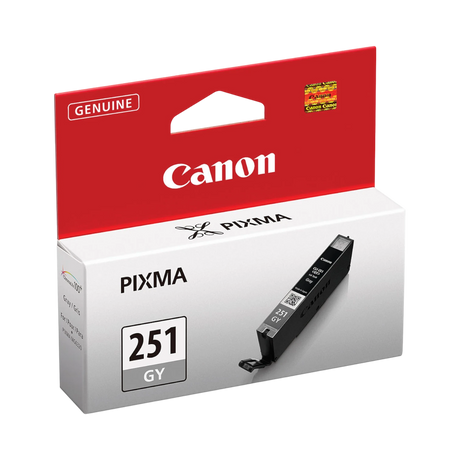 Canon CLI-251GY Standard Capacity Gray Ink Tank — Being Shipped