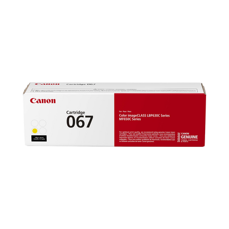 Canon 067 Yellow Toner Cartridge — Being Shipped