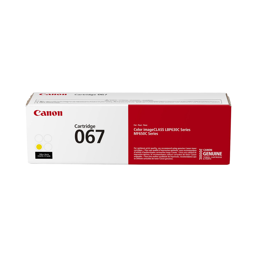 Canon 067 Yellow Toner Cartridge — Being Shipped