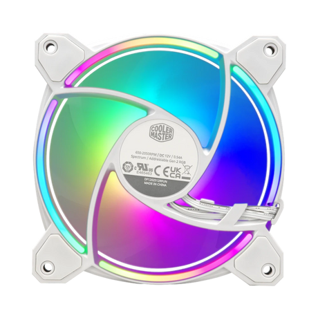 Cooler Master MasterFan MF120 HALO² Case Fan (White) — Being Shipped