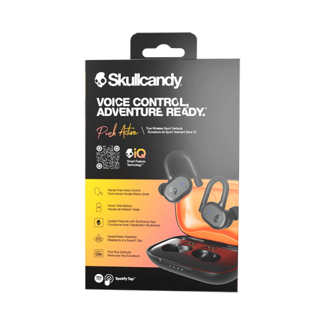 Skullcandy Push Active True Wireless In-Ear Headphones (Black/Orange) — Being Shipped