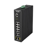 D-Link 12-Port Gigabit Smart Managed Industrial Switch-Wide Temp — Being Shipped