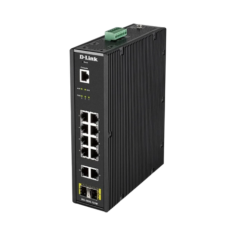 D-Link 12-Port Gigabit Smart Managed Industrial Switch-Wide Temp — Being Shipped