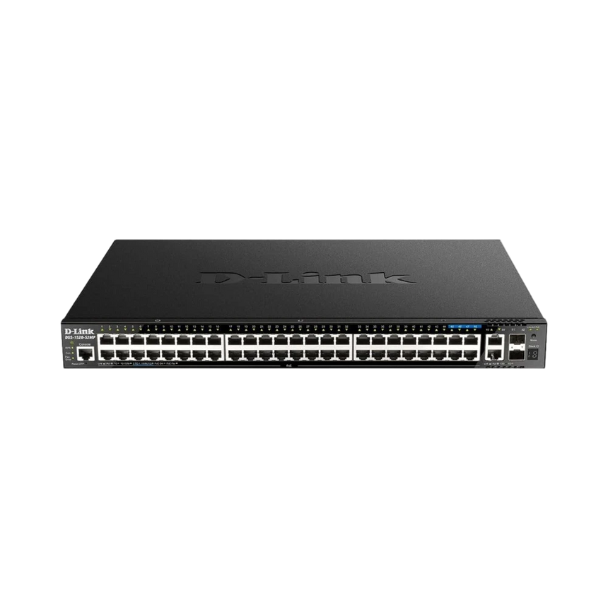 D-Link 52-Port Managed Stackable Multi-Gigabit PoE+ Switch| 44 Gigabit PoE+ Ports+ 4 Multi-Gigabit PoE Ports + 4 10G SFP+ Ports | 740W — Being Shipped
