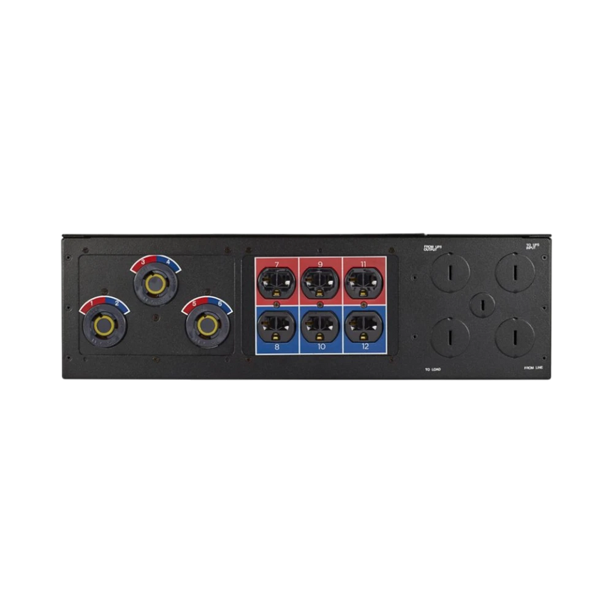 Eaton BPM Bypass Power Module, Wall-Mount/Rackmount, 3U, Black, Split-phase (L1, L2, N, G), 9PXM, 9170+, 9155, 9PXSP 8-10K, 1, HW (50-125A), 6) 5-20R, (3) L6-30R — Being Shipped