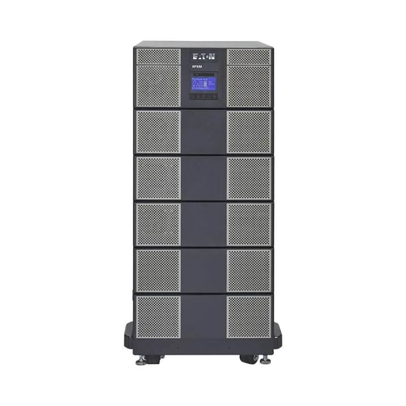 Eaton 9PXM UPS Frame, 4-20 kVA (N+1), Hardwired Input, Hardwired Output, Rack/Tower, 21U, Online/Double-Conversion, Free Standing Model, Black/Silver, 110V/220V, 120V/208V, 120V/240V, 127V/220V — Being Shipped