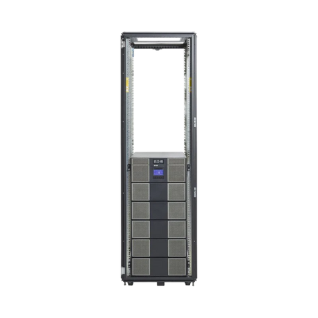 Eaton 9PXM UPS Frame, 4-20 kVA (N+1), Hardwired Input, Hardwired Output, Rack/Tower, 21U, Online/Double-Conversion, Free Standing Model, Black/Silver, 110V/220V, 120V/208V, 120V/240V, 127V/220V — Being Shipped